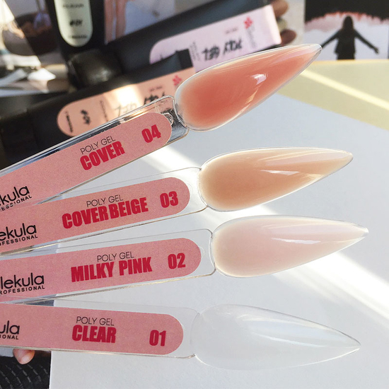 Полигель Molekula Poly Gel №04 Cover бежево-розовый, полупрозрачный, 15 мл2