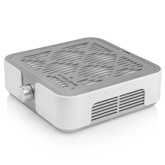 Вытяжка для маникюра с НЕРА фильтром BUCOS CYCLONE X на 60 Вт SILVER, Цвет: Silver3