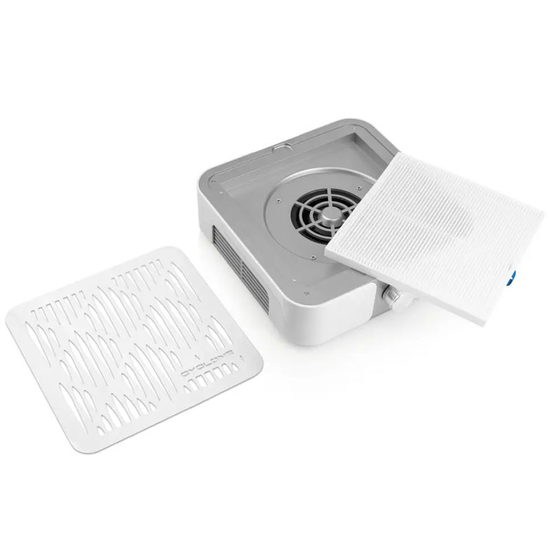 Вытяжка для маникюра с НЕРА фильтром BUCOS CYCLONE X на 60 Вт SILVER, Цвет: Silver5