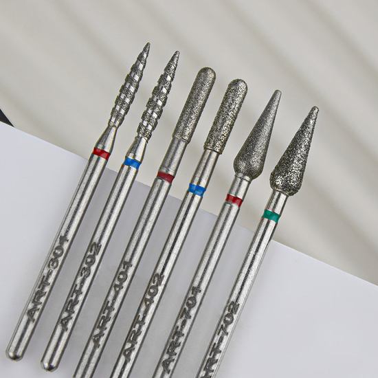 Фреза алмазная ART 301 пламя торнадо красное 023, Форма: Пламя торнадо, Цвет: Красный, Диаметр: 2,3 мм2