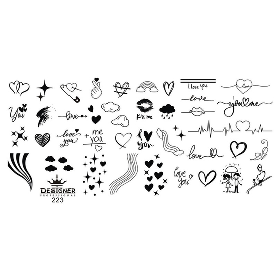 Пластина для стемпинга Designer 223