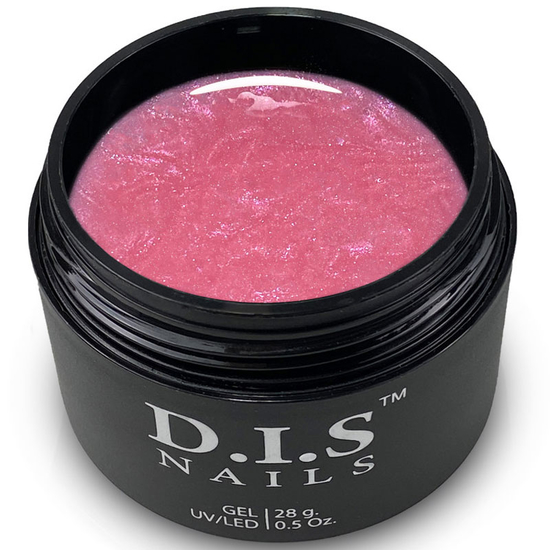 Гель для наращивания DIS Nails Hard Crimson&Shimmer, 28 г, Цвет: Crimson&Shimmer