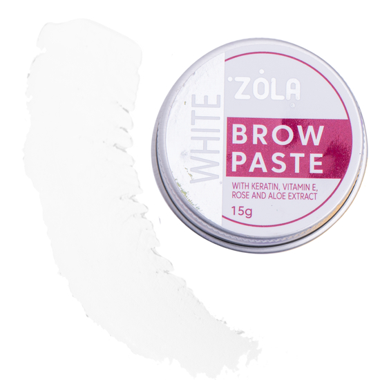 Контурна паста для брів ZOLA Біла, 15 гр, Колір: Біла