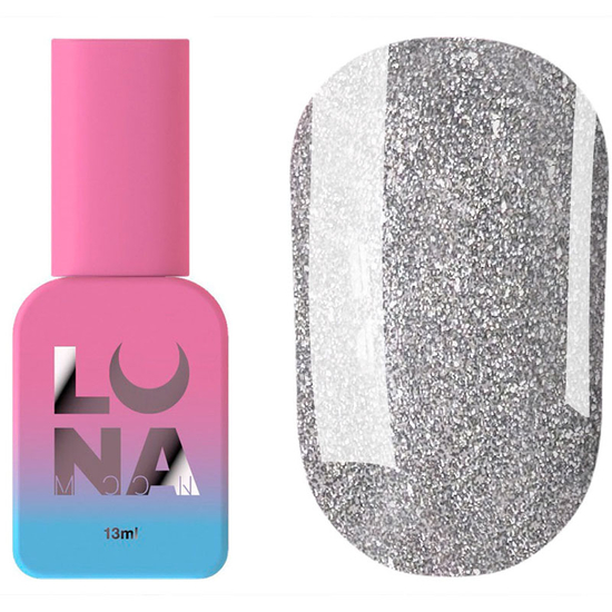 Топ для гель-лака LUNA Top Flash Silver 13 мл, Объем: 13 мл, Цвет: Silver
