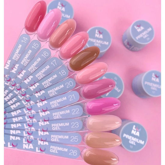 Гель для наращивания LUNA Gel Premium №21 15 мл, Объем: 15 мл, Цвет: 213