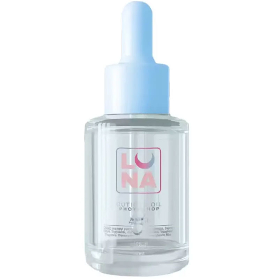Масло сухое для кутикулы с ароматом Дыни LUNA Photoshop Oil 30 мл, Объем: 30 мл (с пипеткой), Аромат: Дыня
