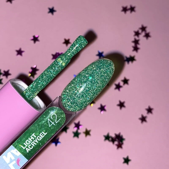 Рідкий гель LUNA Light Acrygel №42 13 мл, Об`єм: 13 мл, Колір: 424