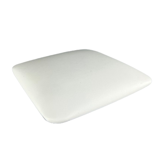 Подставка под локоть для маникюра квадратная, белая