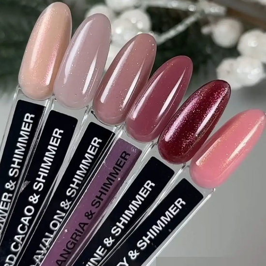 Гель для наращивания DIS Nails Hard Cover Sangria&Shimmer 50 г, Объем: 50 г, Цвет: Sangria&Shimmer2