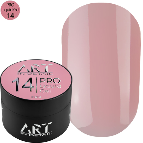 Гель ART PRO Liquid Builder Gel №14, 30 мл, Об`єм: 30 мл, Колір: 14