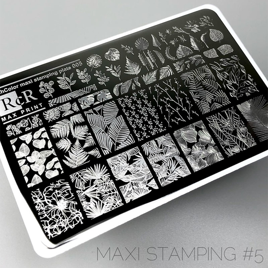 Пластина для стемпинга RichColor MAX PRINT RcR-05, Цвет: 05
