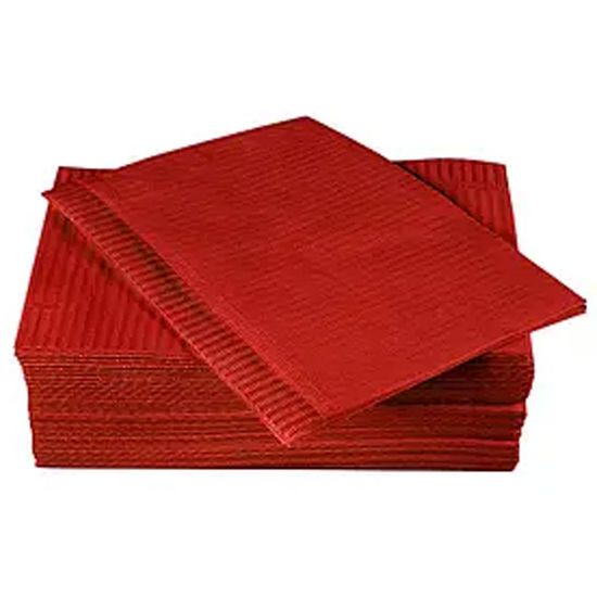 Серветки ламіновані 25 шт, червоні, Колір: Красные