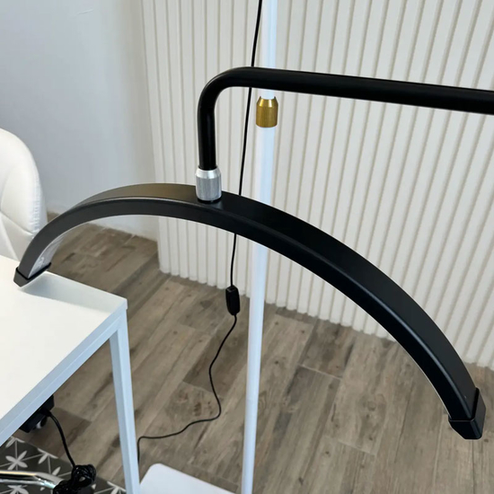 Лампа бестеневая напольная LED MOON 36 Вт Черная, Цвет: Черная3