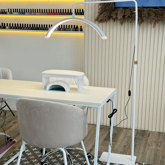 Лампа бестеневая напольная LED MOON 36 Вт Белая, Цвет: Белая2