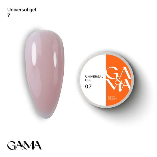 Универсальный гель GaMa Universal Gel №007 15 мл, Объем: 15 мл, Цвет: 007
