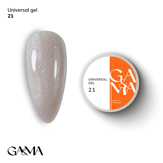 Универсальный гель GaMa Universal Gel №021 15 мл, Объем: 15 мл, Цвет: 021