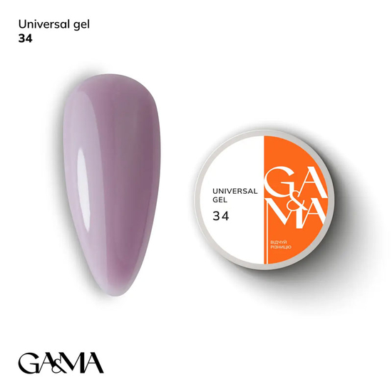 Универсальный гель GaMa Universal Gel №034 30 мл, Объем: 30 мл, Цвет: 034