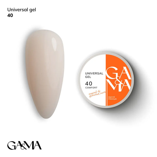 Универсальный гель GaMa Universal Gel №040 Comfort 30 мл, Объем: 30 мл, Цвет: 040