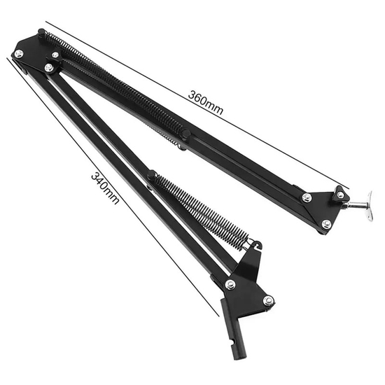 Настольная лампа SWING ARM AD-800 для освещения и идеальных бликов на ногтях BLACK, Цвет: Black
4