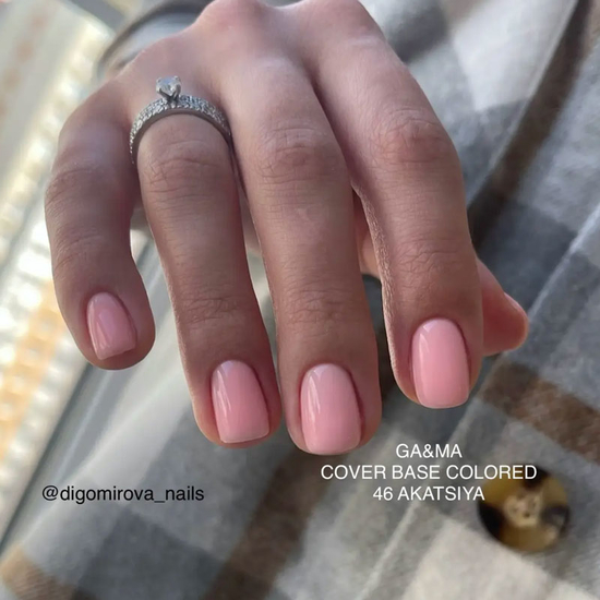 Цветная база GaMa Cover base Colored 046 Akatsiya 15 мл, Объем: 15 мл, Цвет: 0463