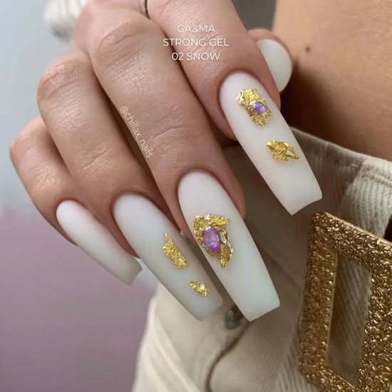 Гель для укрепления и наращивания GaMa Strong Gel №002 Snow 30 мл, Объем: 30 мл, Цвет: 002
5