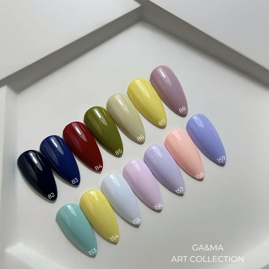 Гель-лак GaMa Gel Polish Art collection №158 Kateryna Bilokur 10 мл, Об`єм: 10 мл
, Колір: 1582