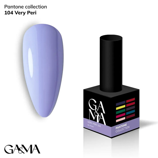 Гель-лак GaMa Gel Polish Pantone Сollection №104 Very peri 10 мл, Объем: 10 мл
, Цвет: 104