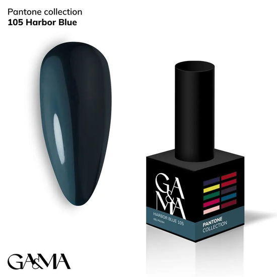 Гель-лак GaMa Gel Polish Pantone Сollection №105 Harbor blue 10 мл, Объем: 10 мл
, Цвет: 105