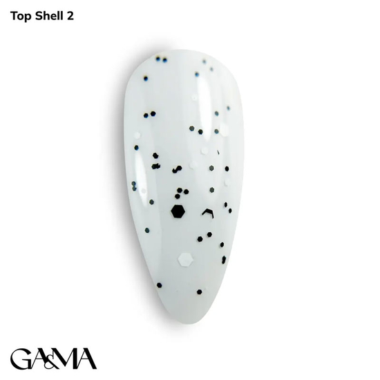 Топ для гель-лака без ЛС GaMa Top Shell №002 10 мл, Объем: 10 мл, Цвет: 002
