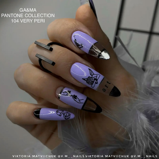 Гель-лак GaMa Gel Polish Pantone Сollection №104 Very peri 10 мл, Объем: 10 мл
, Цвет: 1044