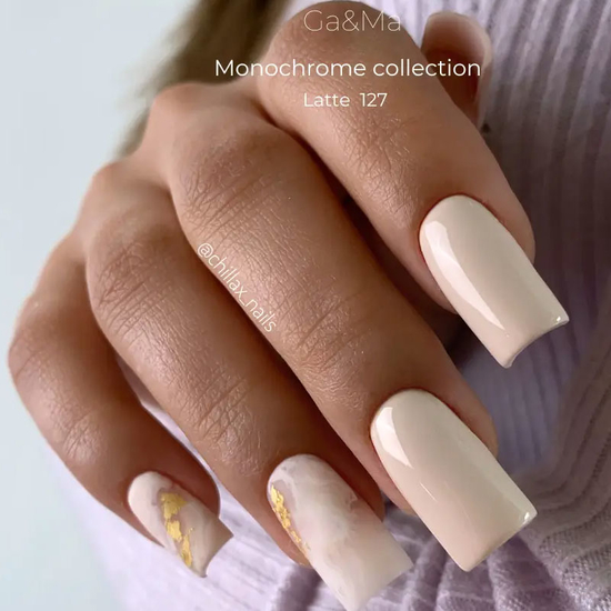 Гель-лак GaMa Gel Polish Monochrome collection №127 Latte 10 мл, Объем: 10 мл
, Цвет: 1276