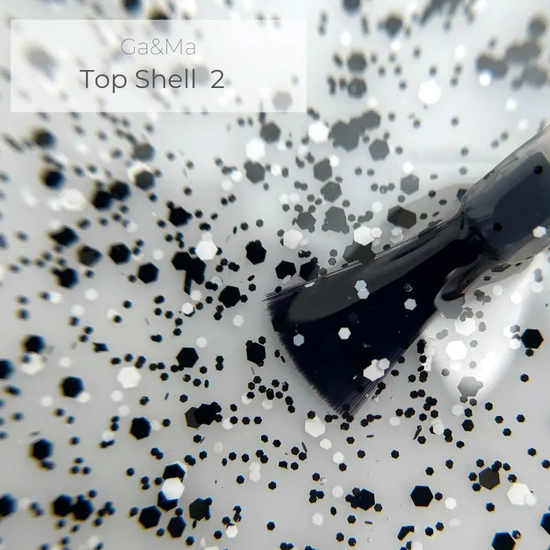 Топ для гель-лака без ЛС GaMa Top Shell №002 10 мл, Объем: 10 мл, Цвет: 002
4