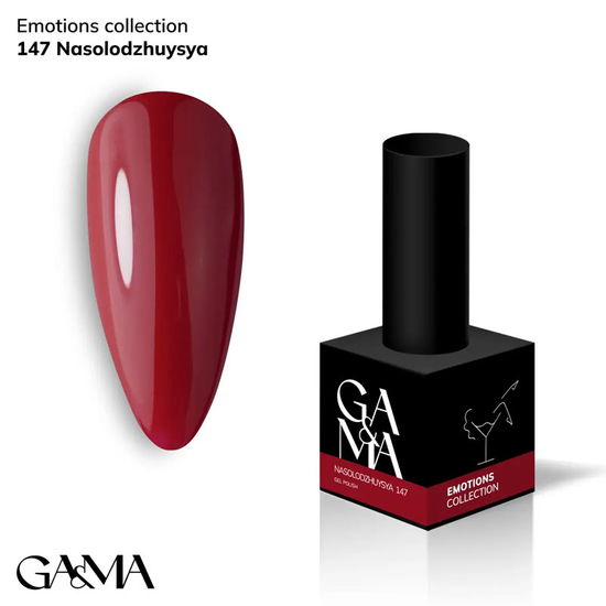 Гель-лак GaMa Gel ​Polish Emotions collection 147 nasolodzhuysya 10 мл, Цвет: 147