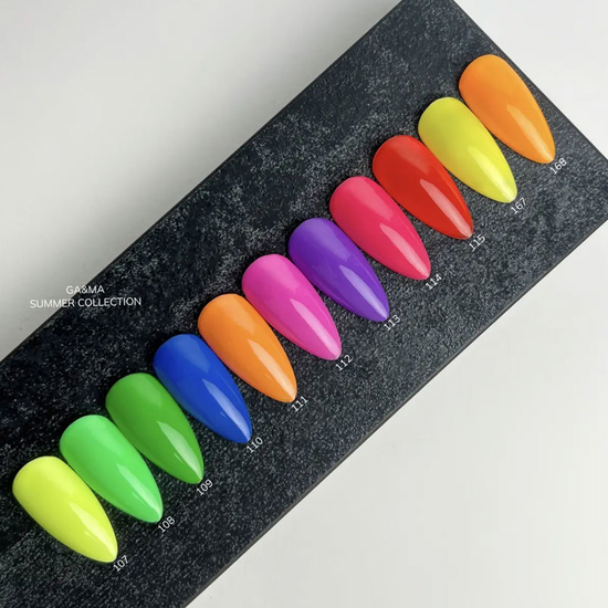 Гель-лак GaMa Gel ​Polish Summer collection 107 Lymonad 10 мл, Цвет: 1072