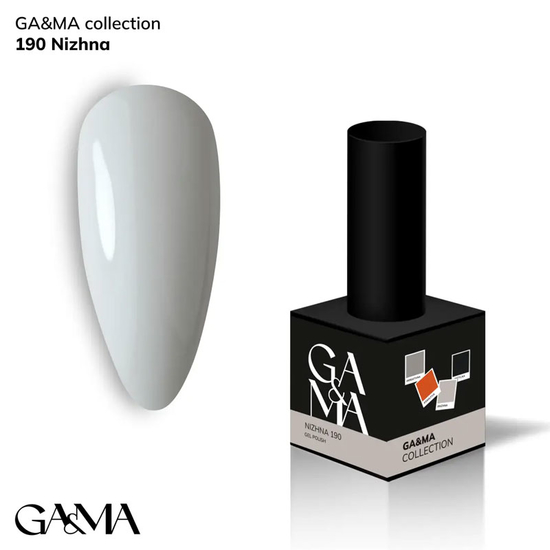 Гель-лак GaMa Gel ​Polish GA&MA collection 190 Nizhna 10 мл, Цвет: 190