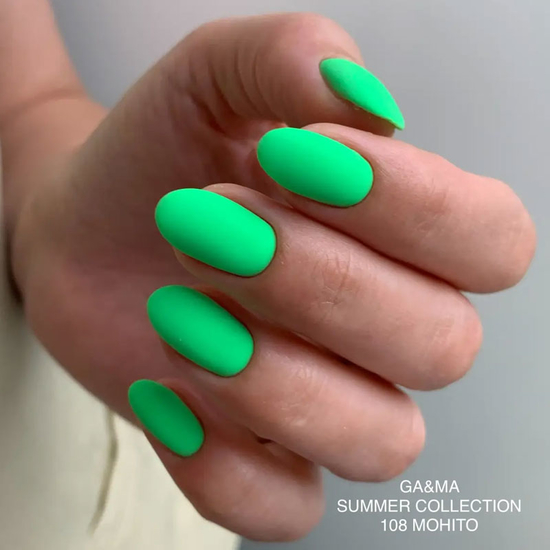 Гель-лак GaMa Gel ​Polish Summer collection 108 Mohito 10 мл, Цвет: 1084