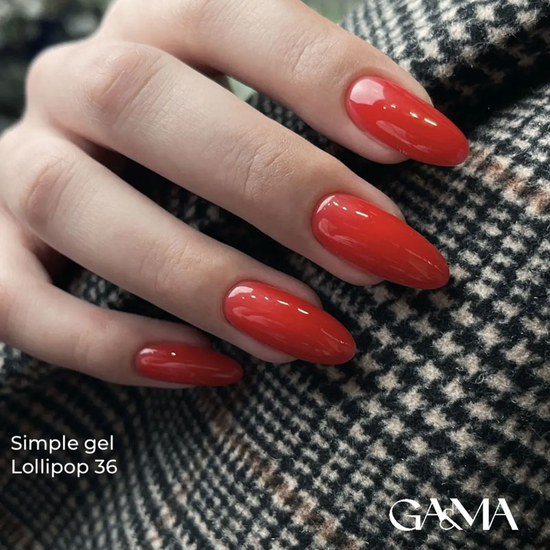 Гель для укрепления и наращивания GaMa Simple Gel №037 Candy Floss 30 мл, Объем: 30 мл, Цвет: 0379