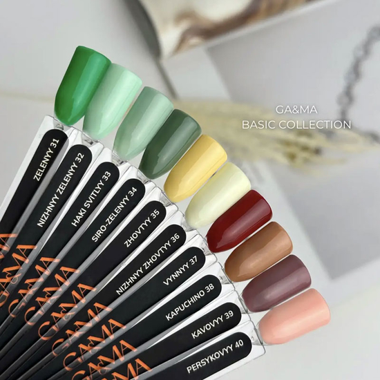 Гель-лак GaMa Gel ​Polish Basic collection 041 korychnevyy temnyy 10 мл, Цвет: 0416