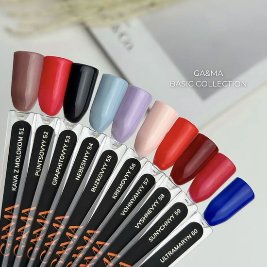 Гель-лак GaMa Gel ​Polish Basic collection 051 kava z molokom 10 мл, Цвет: 0516