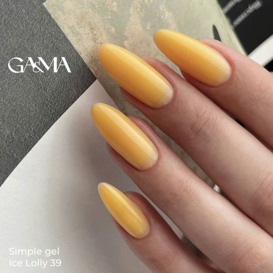 Гель для укрепления и наращивания GaMa Simple Gel №039 Ice Lolly 15 мл, Объем: 15 мл, Цвет: 03912