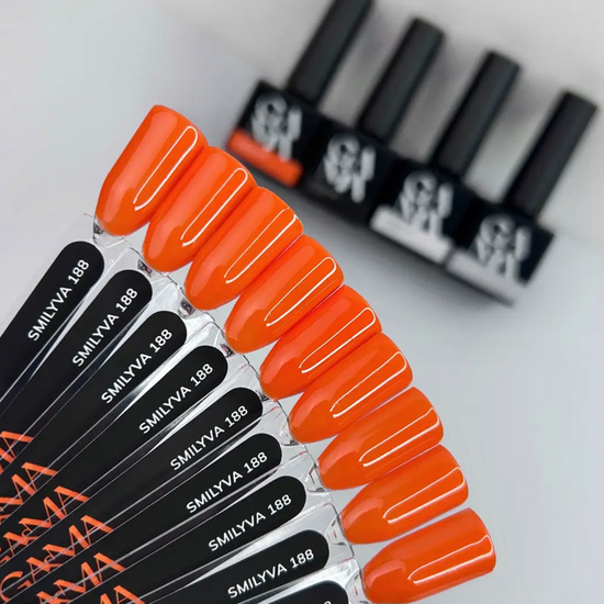 Гель-лак GaMa Gel ​Polish GA&MA collection 188 Smilyva 10 мл, Цвет: 1884