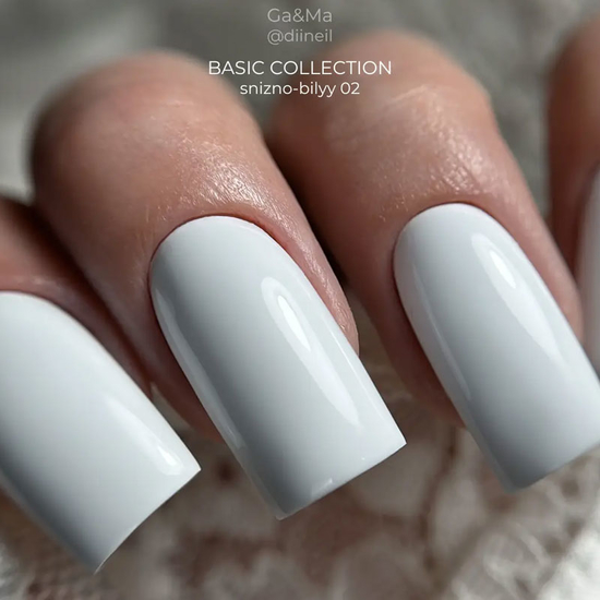 Гель-лак GaMa Gel ​Polish Basic collection 002 snizhno-bilyy 15 мл, Цвет: 002
6
