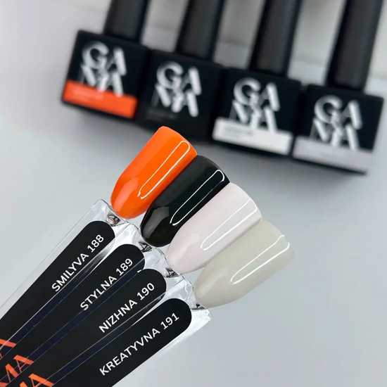 Гель-лак GaMa Gel ​Polish GA&MA collection 190 Nizhna 10 мл, Цвет: 1902