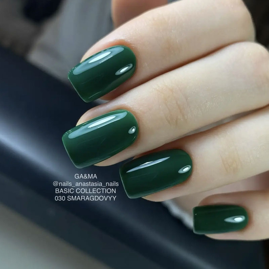 Гель-лак GaMa Gel ​Polish Basic collection 030 smaragdovyy 10 мл, Цвет: 0305