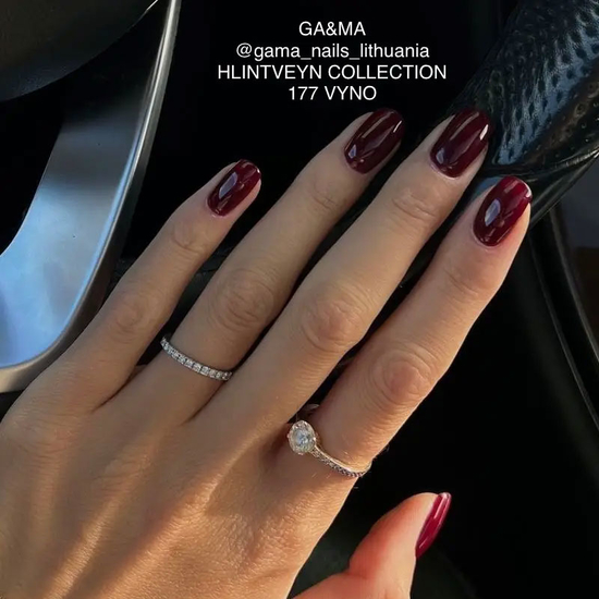 Гель-лак GaMa Gel ​Polish Hlintveyn collection 177 vyno 10 мл, Цвет: 1777