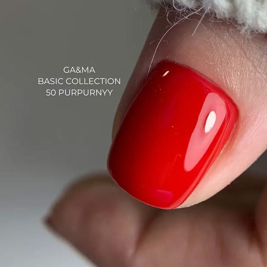 Гель-лак GaMa Gel Polish Basic collection 050 purpurnyy 10 мл, Колір: 0505