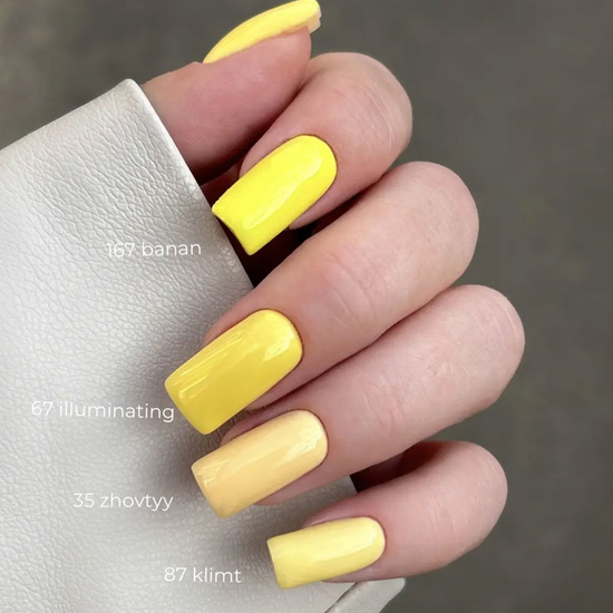 Гель-лак GaMa Gel ​Polish Basic collection 035 zhovtyy 10 мл, Цвет: 0355