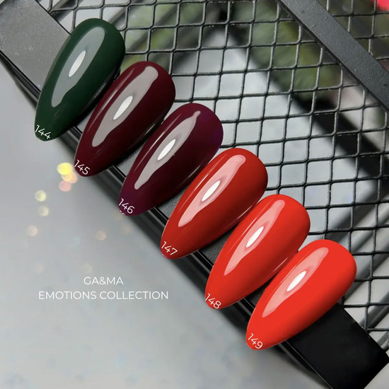 Гель-лак GaMa Gel ​Polish Emotions collection 144 mriy 10 мл, Цвет: 1443