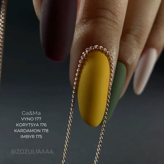 Гель-лак GaMa Gel ​Polish Hlintveyn collection  176 korytsya 10 мл, Цвет: 1765