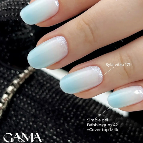 Гель для зміцнення та нарощування GaMa Simple Gel №042 Bubble Gum 30 мл, Об`єм: 30 мл, Колір: 04212